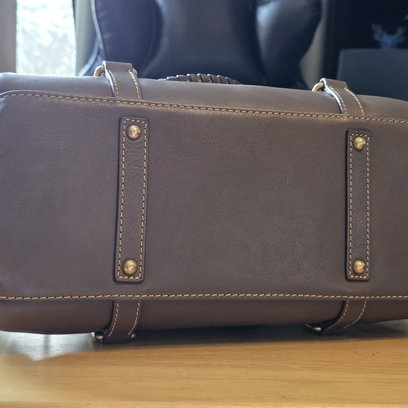 Dooney and Bourke Large Florentine Satchel - Elephant - Picture 7 of 12